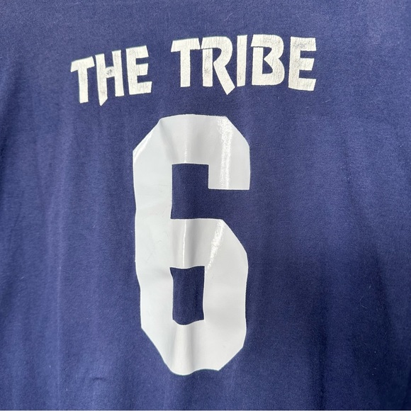 Vintage Majestic 80s Cleveland Indians MLB Genuine Merchandise Navy XL T-Shirt - Picture 3 of 6